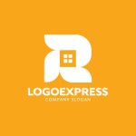 画像4: Rと家が融合したのロゴ (4)