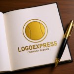 画像6: テニスボールロゴ (6)