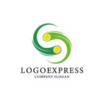 画像1: S字テニスボールロゴ (1)