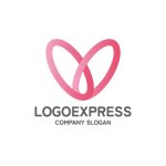 画像1: ハートと無限の繋がりロゴ (1)