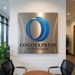 画像7: Oの流線型とグローバルな繋がりロゴ (7)