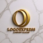 画像13: Oの流線型とグローバルな繋がりロゴ (13)