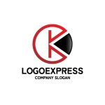 画像1: 情熱と革新を体現する円形のKロゴ (1)