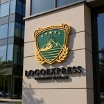 画像8: 山と星のエンブレムロゴ (8)