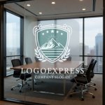 画像11: 山と星のエンブレムロゴ (11)