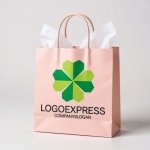 画像6: ハートの葉が織りなす四つ葉のクローバーロゴ (6)