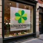 画像7: ハートの葉が織りなす四つ葉のクローバーロゴ (7)