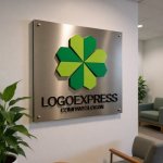 画像13: ハートの葉が織りなす四つ葉のクローバーロゴ (13)