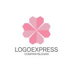 画像3: ハートの葉が織りなす四つ葉のクローバーロゴ (3)