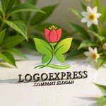 画像12: 咲き誇る蝶の花ロゴ (12)