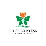 画像3: 咲き誇る蝶の花ロゴ (3)