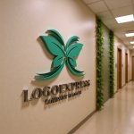 画像15: 自然と美を象徴する蝶ロゴ (15)