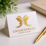 画像16: 自然と美を象徴する蝶ロゴ (16)