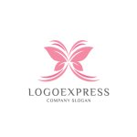 画像3: 自然と美を象徴する蝶ロゴ (3)