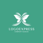 画像4: 自然と美を象徴する蝶ロゴ (4)