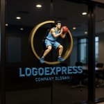 画像15: バスケットボール選手のロゴ (15)