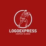 画像4: バスケットボール選手のロゴ (4)