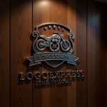 画像5: Mオートバイと盾が示すのエンブレムロゴ (5)