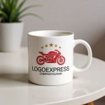 画像16: オートバイと星が輝くのロゴ (16)