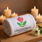 画像5: 咲き誇る花と葉、大地が示すのロゴ (5)