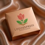 画像14: 咲き誇る花と葉、大地が示すのロゴ (14)