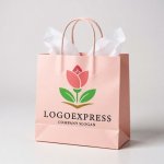 画像6: 咲き誇る花と葉、大地が示すのロゴ (6)