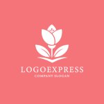 画像4: 咲き誇る花と葉、大地が示すのロゴ (4)