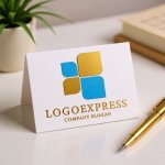 画像16: 繋がりの四角と技術の融合ロゴ (16)