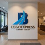 画像10: Bのスピードと成長の流線型ロゴ (10)