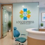 画像5: 花咲く笑顔の歯のロゴ (5)