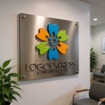 画像14: 花咲く笑顔の歯のロゴ (14)