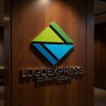 画像5: ダイヤモンドの自然風景のロゴ (5)