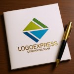 画像6: ダイヤモンドの自然風景のロゴ (6)