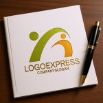 画像6: 人と人の繋がりと成長のロゴ (6)