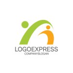 画像1: 人と人の繋がりと成長のロゴ (1)