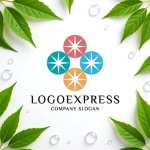 画像9: カラフルな星が輝くのロゴ (9)