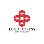 画像3: カラフルな星が輝くのロゴ (3)