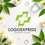 画像9: プラスマークとヘルスケアの成長ロゴ (9)