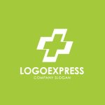 画像4: プラスマークとヘルスケアの成長ロゴ (4)