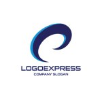 画像1: 流れるEのロゴ (1)