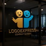 画像15: 人々の繋がりと笑顔のロゴ (15)