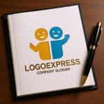 画像6: 人々の繋がりと笑顔のロゴ (6)