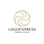 画像3: カラフルな渦巻きのロゴ (3)