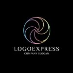 画像4: カラフルな渦巻きのロゴ (4)