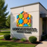 画像15: カラフルなドットの家ロゴ (15)