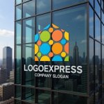 画像16: カラフルなドットの家ロゴ (16)