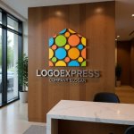 画像13: カラフルなドットの家ロゴ (13)