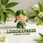 画像12: 笑顔の女の子とティーカップのロゴ (12)