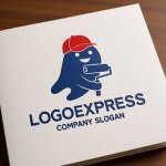 画像14: 陽気なペイントキャラクターロゴ (14)