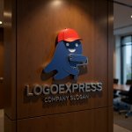 画像9: 陽気なペイントキャラクターロゴ (9)